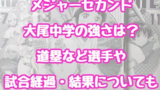 メジャーセカンド大尾中学の強さは 道塁など選手や試合経過 結果についても 情報チャンネル